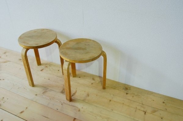 北欧家具　アルヴァ・アアルト　Alvar　Aalto　スツール60