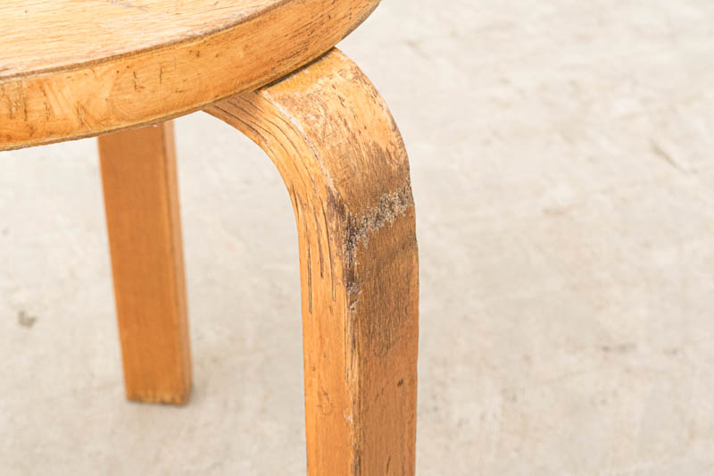 北欧家具　アルヴァ・アアルト　Alvar　Aalto　スツール60