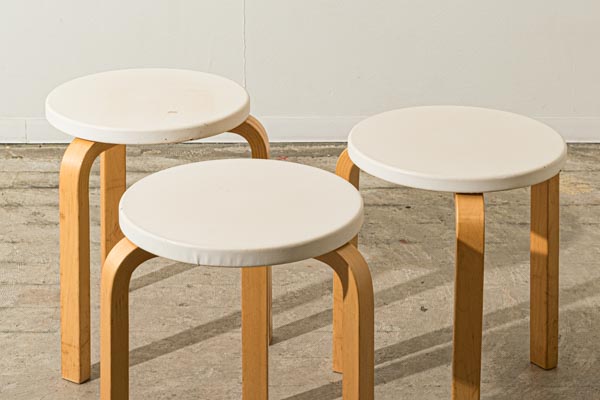 北欧家具　アルヴァ・アアルト　Alvar　Aalto　スツール60