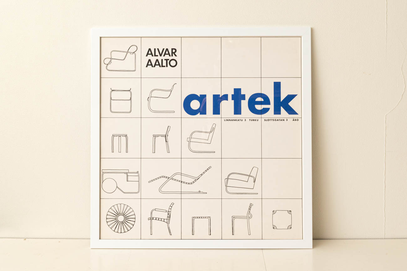artek poster 75th Anniversary アルテック 75周年記念ポスター
