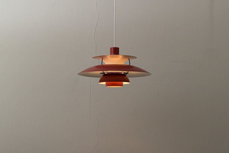 ルイスポールセン　PH5 赤 louis poulsen】ルイスポールセン PH5 ペンダントライト 天井