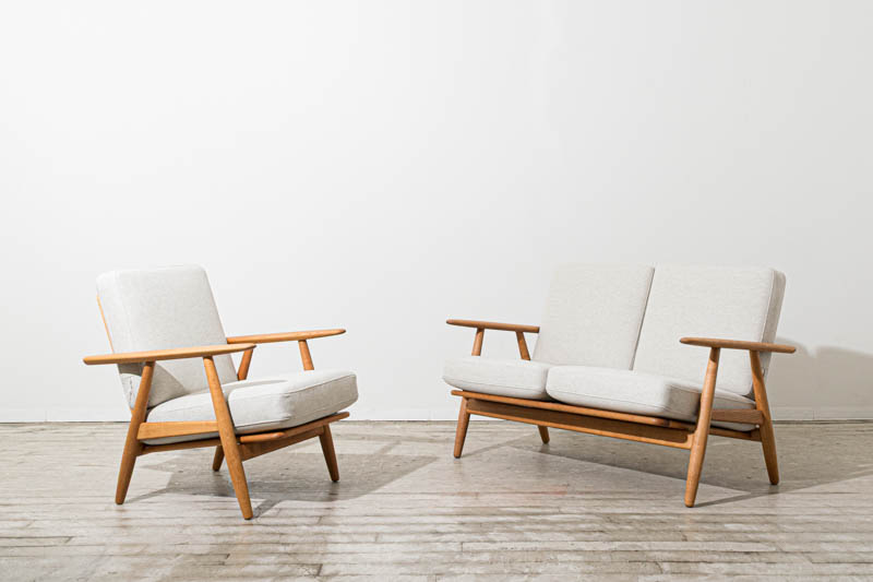 北欧家具　デンマーク　ハンス・J・ウェグナー　GE240　3シーター