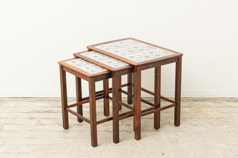 北欧家具talo デンマーク製 ビンテージ 3段ネストテーブル