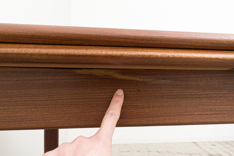 北欧家具　デンマーク　ダイニングテーブル　エクステンション