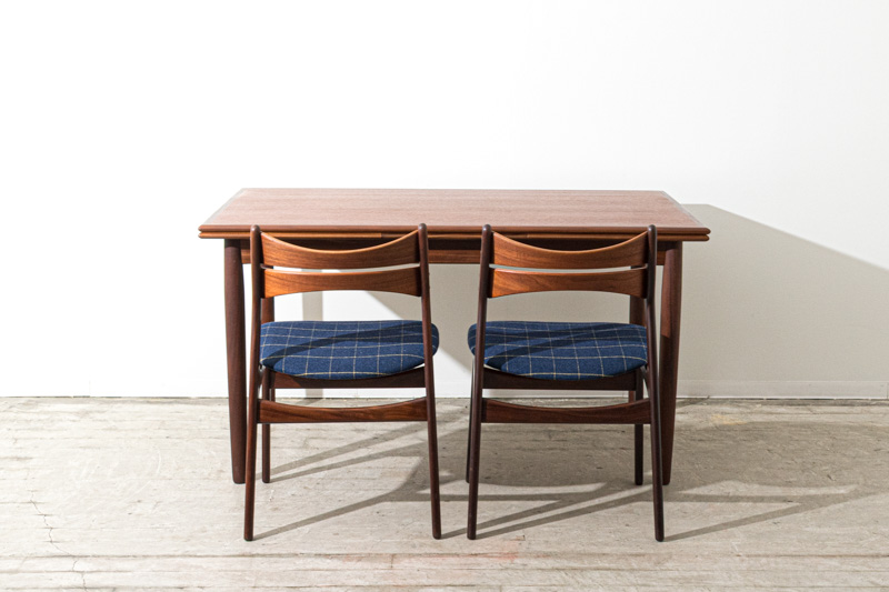 北欧家具　デンマーク　ダイニングテーブル　エクステンション