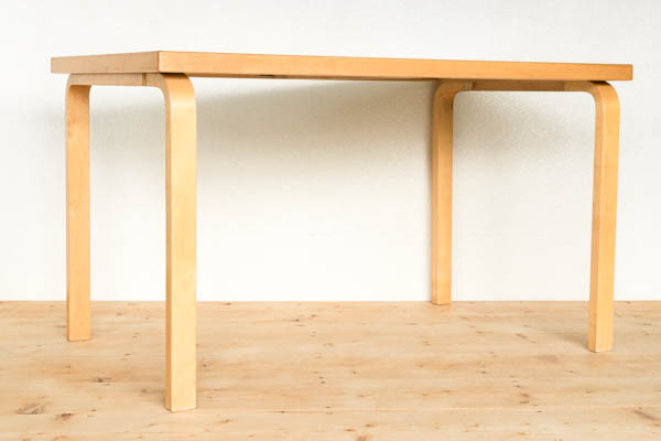 北欧家具 通販 フィンランド製 アルヴァ・アアルト テーブル グレー 
