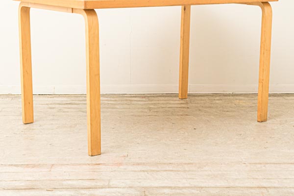 北欧家具talo Aalto アルヴァ・アアルト テーブル（ブラックリノリウム）