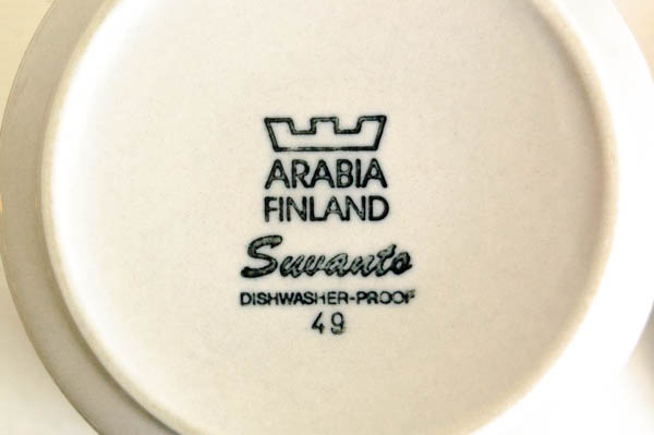 北欧食器　フィンランド　アラビア　Suvanto シュガーポット