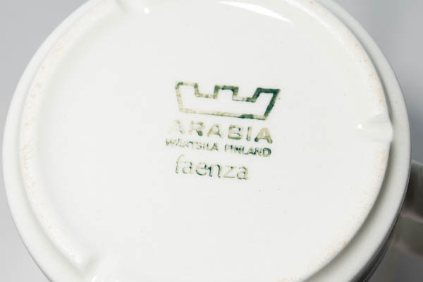 北欧雑貨　フィンランド　ARABIA　アラビア faenza vintage カップ＆ソーサー