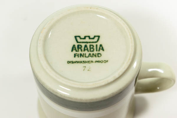 北欧食器　Finland ARABIA　Salla Ulla Procope　カップ＆ソーサー