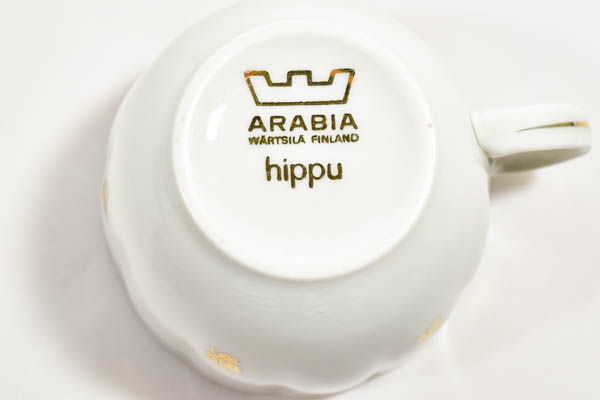 北欧雑貨 フィンランド ARABIA アラビア hippu　カイ・フランク カップ&ソーサー