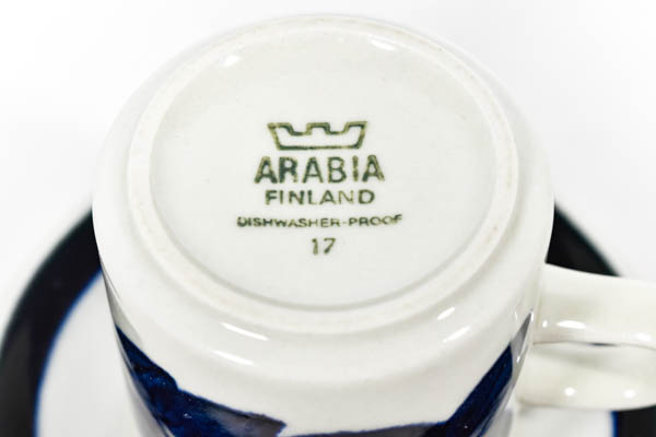 北欧雑貨　フィンランド　ARABIA　Anemone カップ＆ソーサー