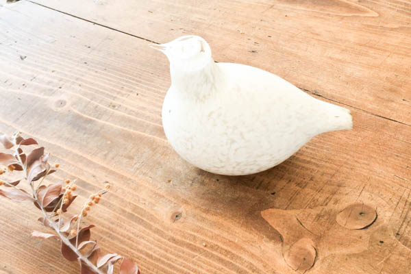 北欧雑貨 フィンランド iittala　Willow Grouse/雷鳥　Oiva Toikka　バード　Hippiainen