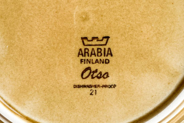 北欧雑貨　フィンランド　ARABIA　Otsa　Ulla Procope　プレート